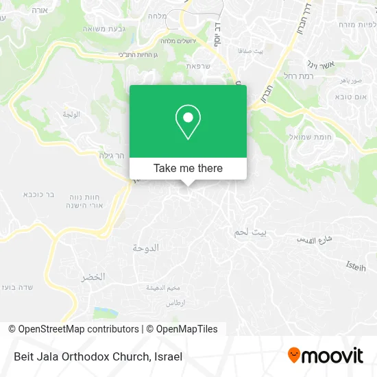 Beit Jala Orthodox Church map