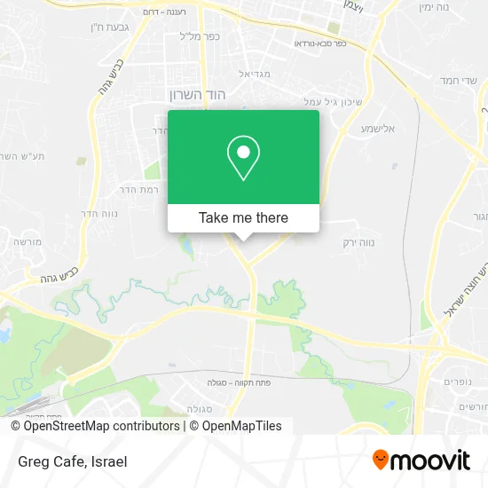 Greg Cafe map