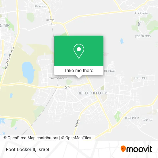 Foot Locker Il map