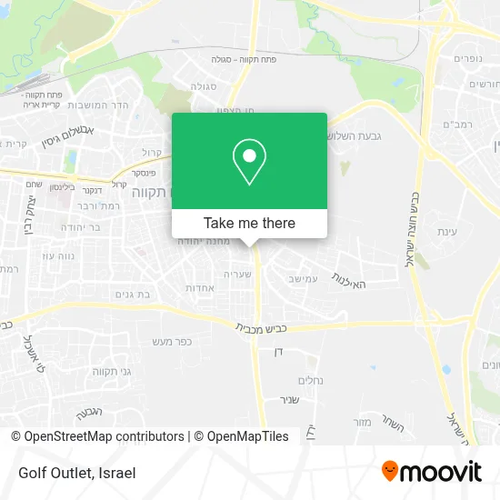 Golf Outlet map