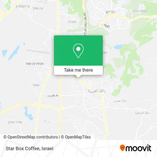 Star Box Coffee map