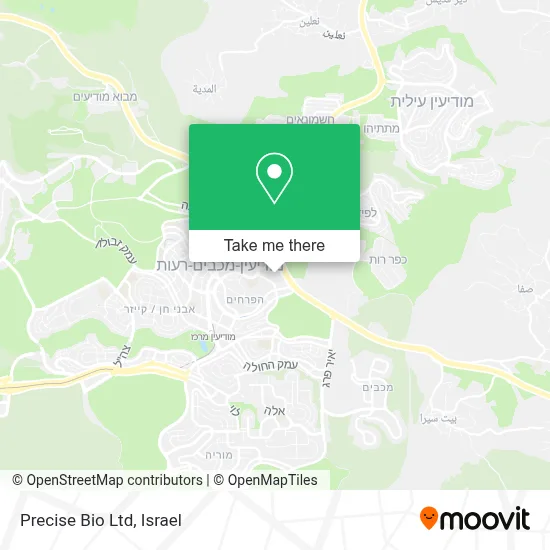 Precise Bio Ltd map