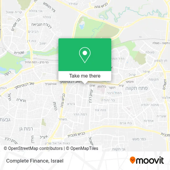 Complete Finance map