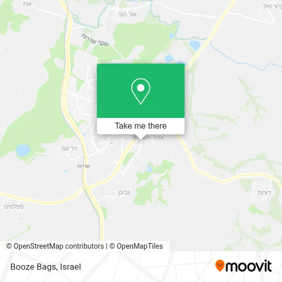 Booze Bags map