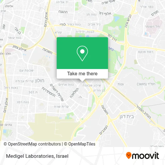 Medigel Laboratories map