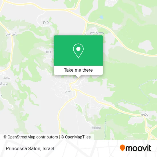 Princessa Salon map