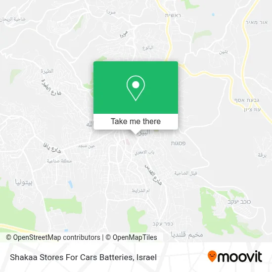 Shakaa Stores For Cars Batteries map
