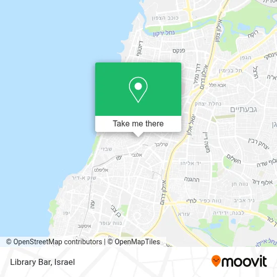 Library Bar map