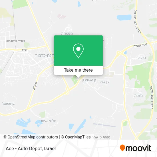 Ace - Auto Depot map