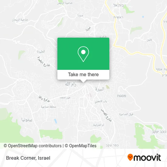 Break Corner map