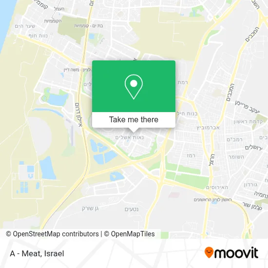 A - Meat map