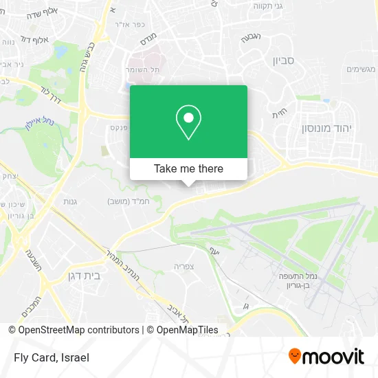 Fly Card map