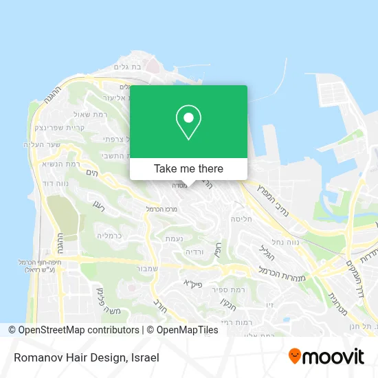 Romanov Hair Design map
