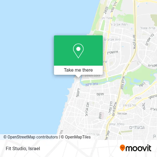 Fit Studio map
