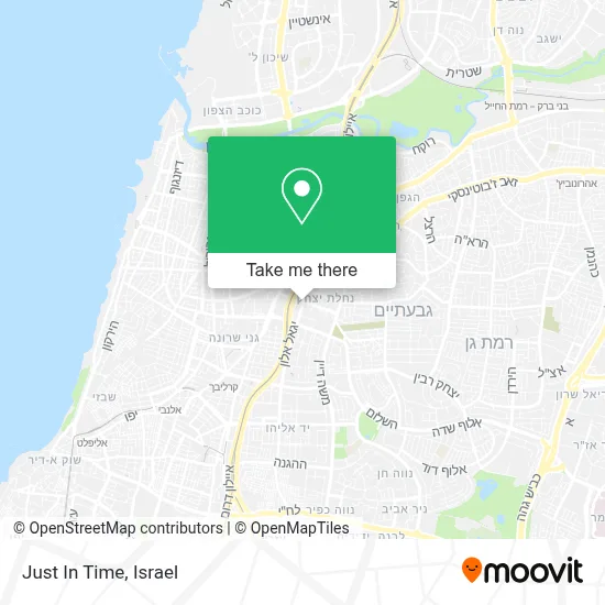 Just In Time map