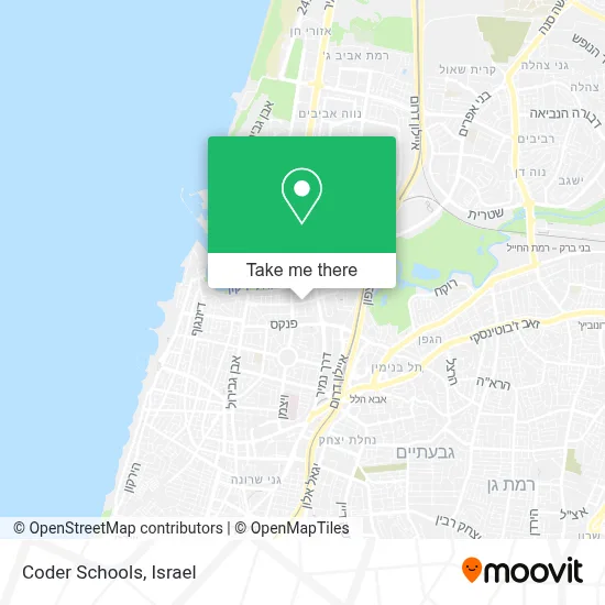 Coder Schools map