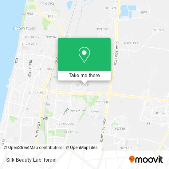 Silk Beauty Lab map