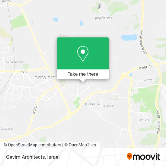 Gevim Architects map