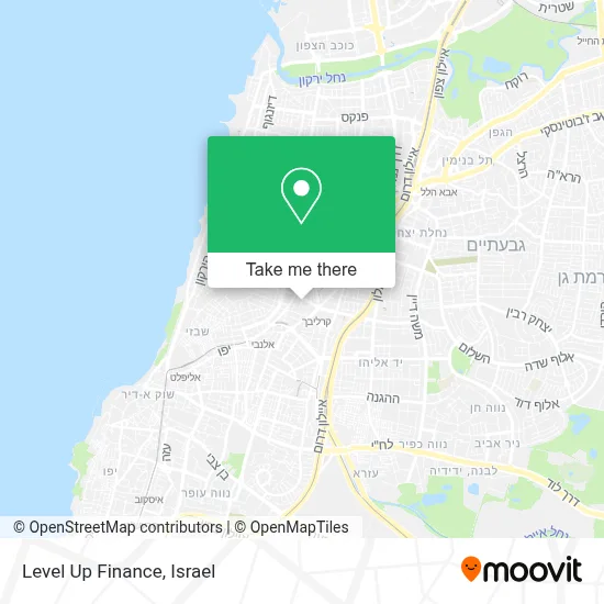 Level Up Finance map
