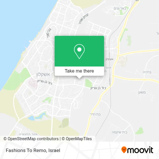 Fashions To Remo map