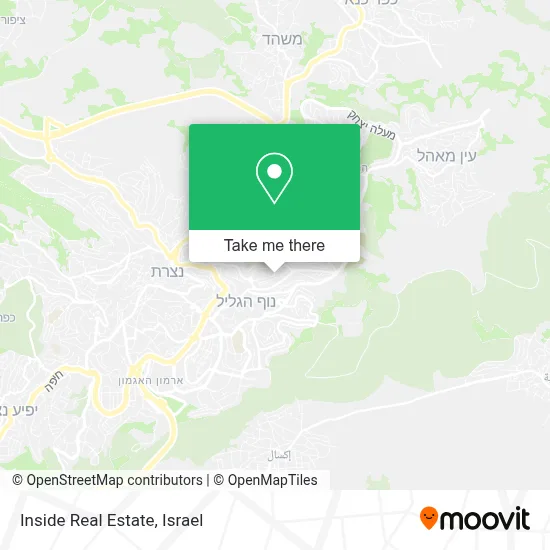 Inside Real Estate map