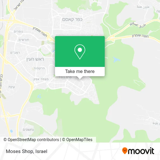 Moses Shop map