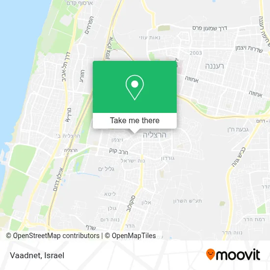 Vaadnet map