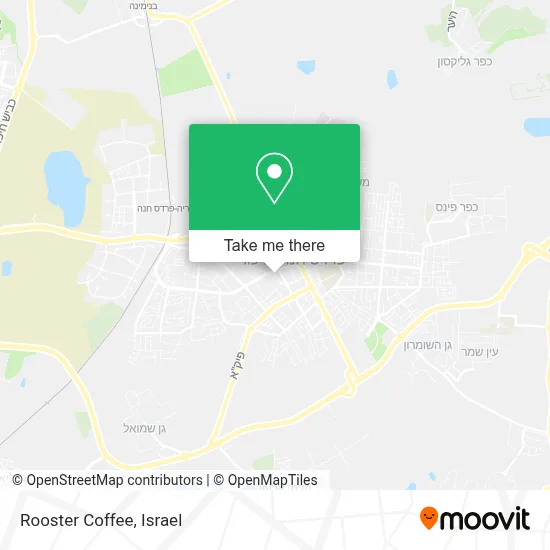 Rooster Coffee map