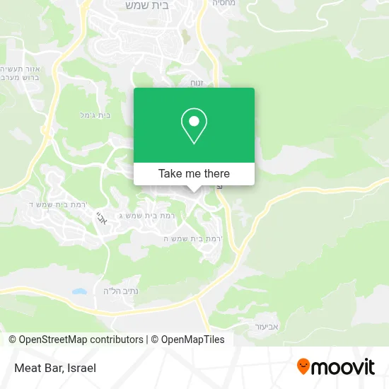 Meat Bar map