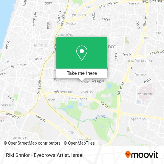 Riki Shnior - Eyebrows Artist map