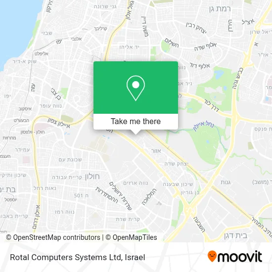 Rotal Computers Systems Ltd map
