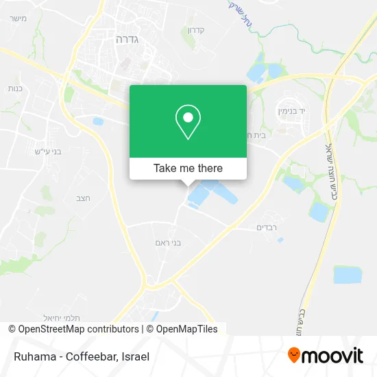 Ruhama - Coffeebar map