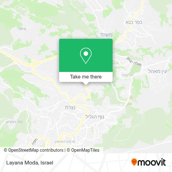 Layana Moda map