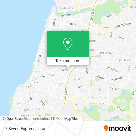7 Seven Express map