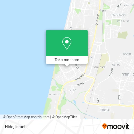 Hide map