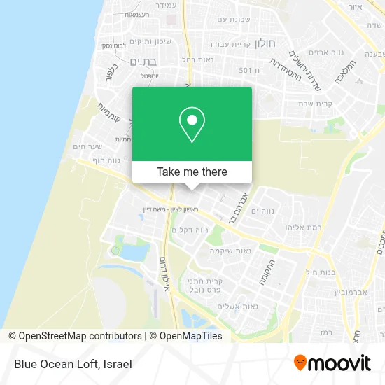 Blue Ocean Loft map