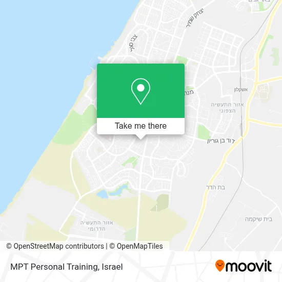 MPT Personal Training map