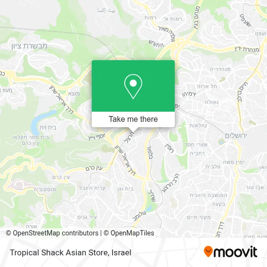 Tropical Shack Asian Store map