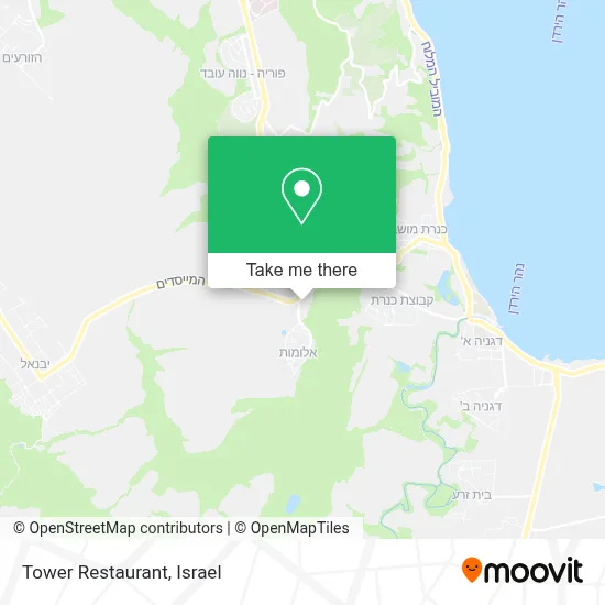Tower Restaurant map