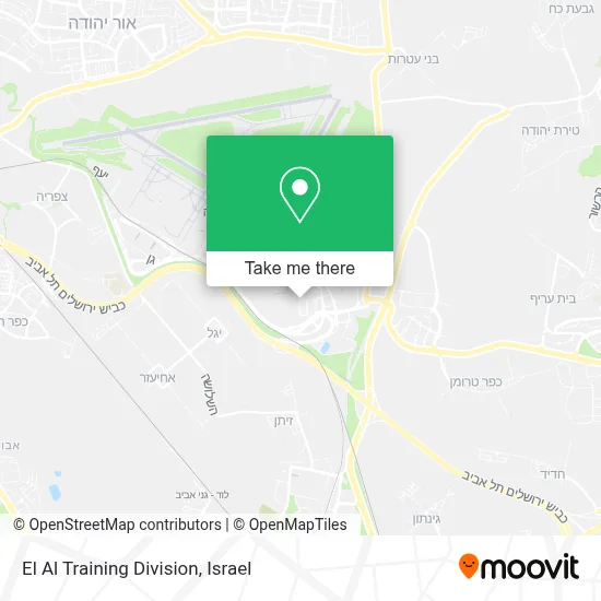 El Al Training Division map