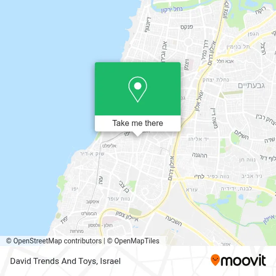 David Trends And Toys map