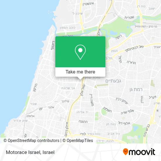 Motorace Israel map