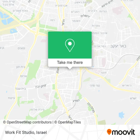 Work Fit Studio map