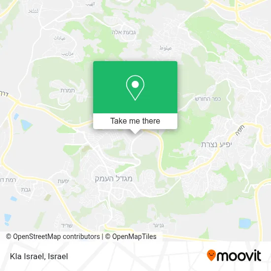Kla Israel map
