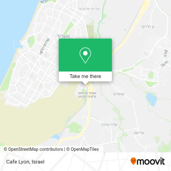 Cafe Lyon map