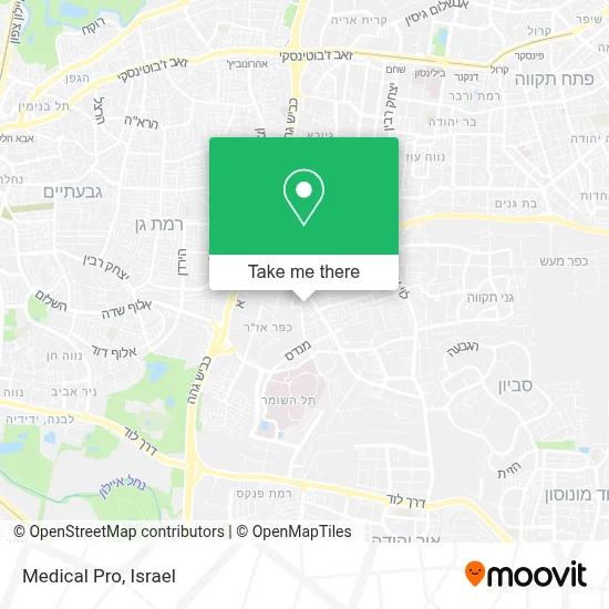 Medical Pro map
