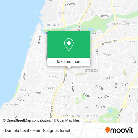 Daniela Levit - Hair Designer map