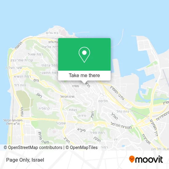 Page Only map