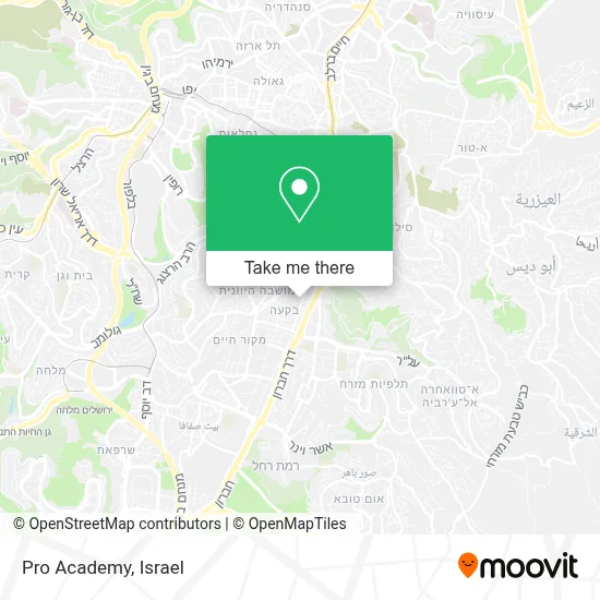 Pro Academy map