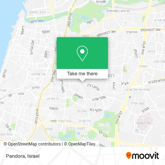 Pandora map